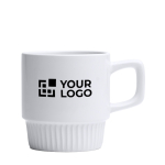 Mug en céramique à base biseautée et finition brillante 350ml vue principale