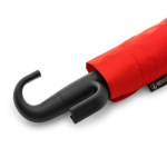Parapluie pliant automatique à bouton avec système anti-vent Ø100 couleur rouge vue détaillée 5
