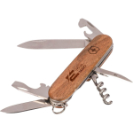 Couteau Victorinox en inox et bois avec 10 fonctions intégrées deuxième vue