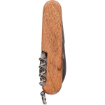 Couteau Victorinox en inox et bois avec 10 fonctions intégrées cinquième vue