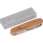 Couteau Victorinox en inox et bois avec 10 fonctions intégrées sixième vue