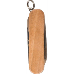 Couteau Victorinox en inox et bois avec 5 fonctions pratiques couleur marron cinquième vue