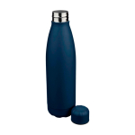 Gourde en inox recyclé antifuite finition mate 700 ml couleur bleu troisième vue