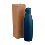 Gourde en inox recyclé antifuite finition mate 700 ml couleur bleu quatrième vue