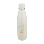 Gourde en inox recyclé antifuite finition mate 700 ml couleur blanc deuxième vue