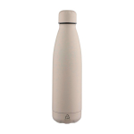 Gourde en inox recyclé antifuite finition mate 700 ml couleur beige deuxième vue