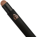 Stylo aluminium recyclé revêtement gomme à encre bleue couleur saumon troisième vue