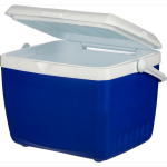 Glacière rigide double paroi avec poignée, capacité 13 L couleur bleu troisième vue