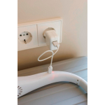 Ventilateur tour de cou mains libres 3 vitesses 800 mAh couleur blanc quatrième vue