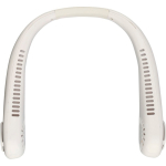 Ventilateur tour de cou mains libres 3 vitesses 800 mAh couleur blanc huitième vue