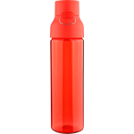 Gourde en Tritan résistante avec fermeture clic et anse 750 ml couleur rouge deuxième vue
