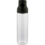 Bouteille en Tritan transparente avec bouchon coloré à pression 750 ml couleur noir deuxième vue