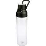 Bouteille en Tritan transparente avec bouchon coloré à pression 750 ml couleur noir troisième vue