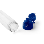 Bouteille en Tritan transparente avec bouchon coloré à pression 750 ml couleur bleu quatrième vue