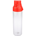 Bouteille en Tritan transparente avec bouchon coloré à pression 750 ml couleur rouge cinquième vue