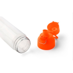 Bouteille en Tritan transparente avec bouchon coloré à pression 750 ml couleur orange quatrième vue