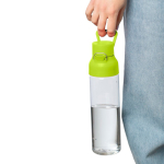 Bouteille en Tritan transparente avec bouchon coloré à pression 750 ml couleur vert lime cinquième vue