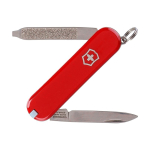 Couteau porte-clés Victorinox inox avec 6 fonctions couleur rouge deuxième vue