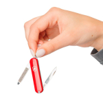 Couteau porte-clés Victorinox inox avec 6 fonctions couleur rouge cinquième vue