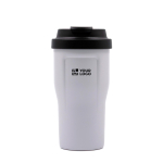 Gobelet isotherme inox triple paroi BrandCharger 510 ml couleur blanc avec zone d'impression