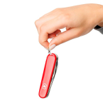 Couteau multifonction Victorinox inox avec 14 fonctions couleur rouge quatrième vue