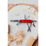 Couteau multifonction Victorinox inox avec 14 fonctions couleur rouge huitième vue