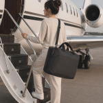 Sac de voyage cabine cuir synthétique avec compression sous vide 20L