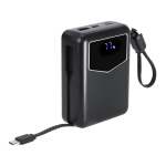 Batterie externe avec câbles intégrés et écran indicateur 20000mAh