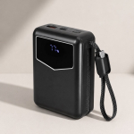 Batterie externe avec câbles intégrés et écran indicateur 20000mAh