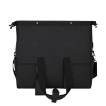 Sac de voyage roll-top similicuir avec sangle trolley et bandoulière