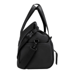 Sac de voyage roll-top similicuir avec sangle trolley et bandoulière
