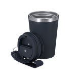 Gobelet thermique recyclé avec fermeture hermétique et anse 350ml