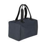 Glacière en similicuir avec poche avant et fermeture éclair 12L