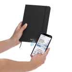 Carnet A5 avec couverture en PU, connexion NFC et pages vierges
