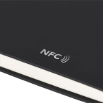 Carnet A5 avec couverture en PU, connexion NFC et pages vierges