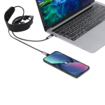 Câble chargeur USB-C avec masseur et support téléphone portable 100W