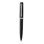 Stylo rotatif en acier inoxydable avec étui et encre bleue