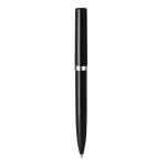 Set stylo-bille et roller en acier inoxydable avec étui et encre bleue
