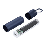 Batterie externe en aluminium recyclé rechargeable et amovible 2200mAh