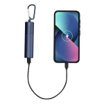 Batterie externe en aluminium recyclé rechargeable et amovible 2200mAh