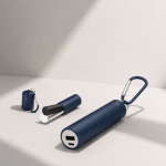 Batterie externe en aluminium recyclé rechargeable et amovible 2200mAh