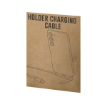 Câble de charge USB-C en plastique recyclé support pour téléphone 60W