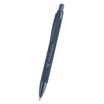 Stylo en aluminium recyclé avec détails métallisés et encre bleue