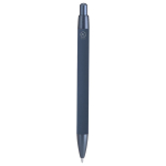 Stylo en aluminium recyclé avec détails métallisés et encre bleue