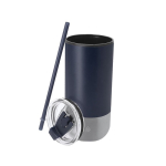 Gobelet isotherme en acier inoxydable recyclé à double ouverture 480ml