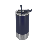 Gobelet isotherme en acier inoxydable recyclé à double ouverture 480ml
