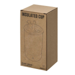 Gobelet isotherme en acier inoxydable recyclé à double ouverture 480ml