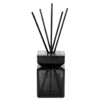Diffuseur aromatique en verre noir avec 5 bâtonnets en fibre 200ml couleur noir première vue
