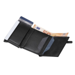 Porte-cartes et portefeuille en cuir synthétique avec protection RFID