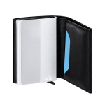 Porte-cartes et portefeuille en cuir synthétique avec protection RFID